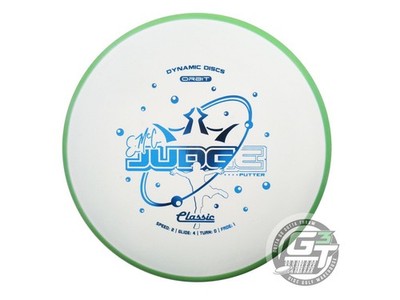 NEW Dynamic Discs Classic Orbit EMAC Judge 174g Green-White Putter Golf Disc