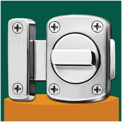 Inner Door Lock Latch Reinforcement Lock, Bathroom Stall Door Latch, Bedroom ...