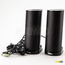 DELL AX210 USB Powered Computer Laptop PC Multimedia Speaker Black R126K X146C