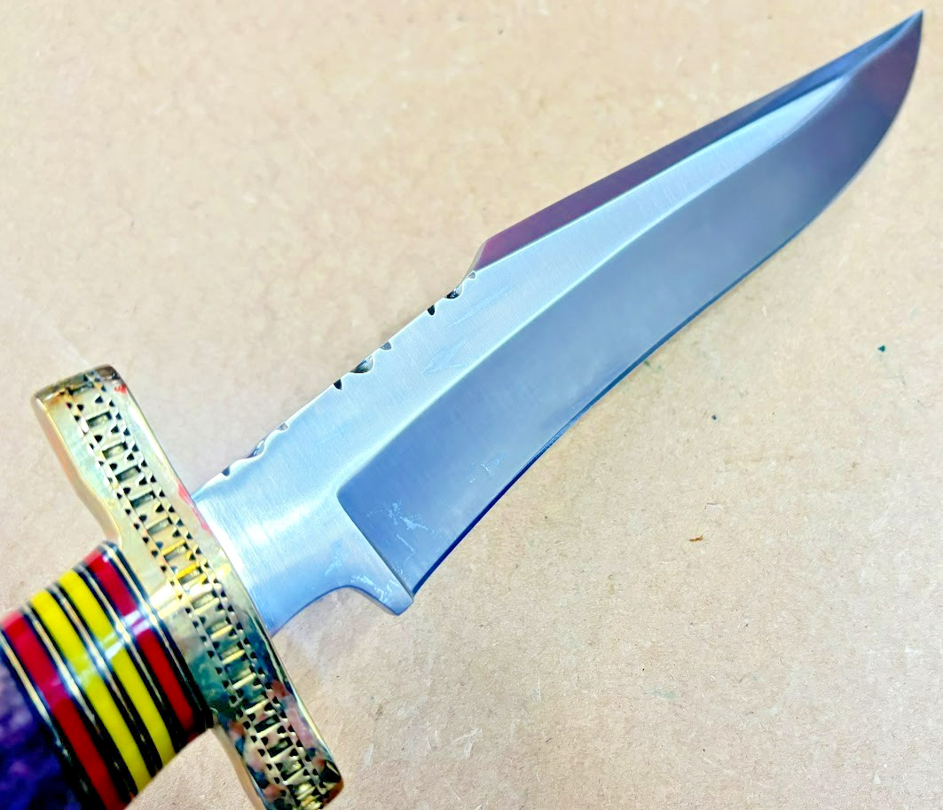 IMPACT CUTLERY Custom Made UNUSED 16" Bowie Knife RARE Handmade Dagger Knives