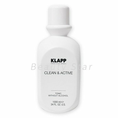 KLAPP CLEAN & ACTIVE Tonic without alcohol 1000ml Salon #usau