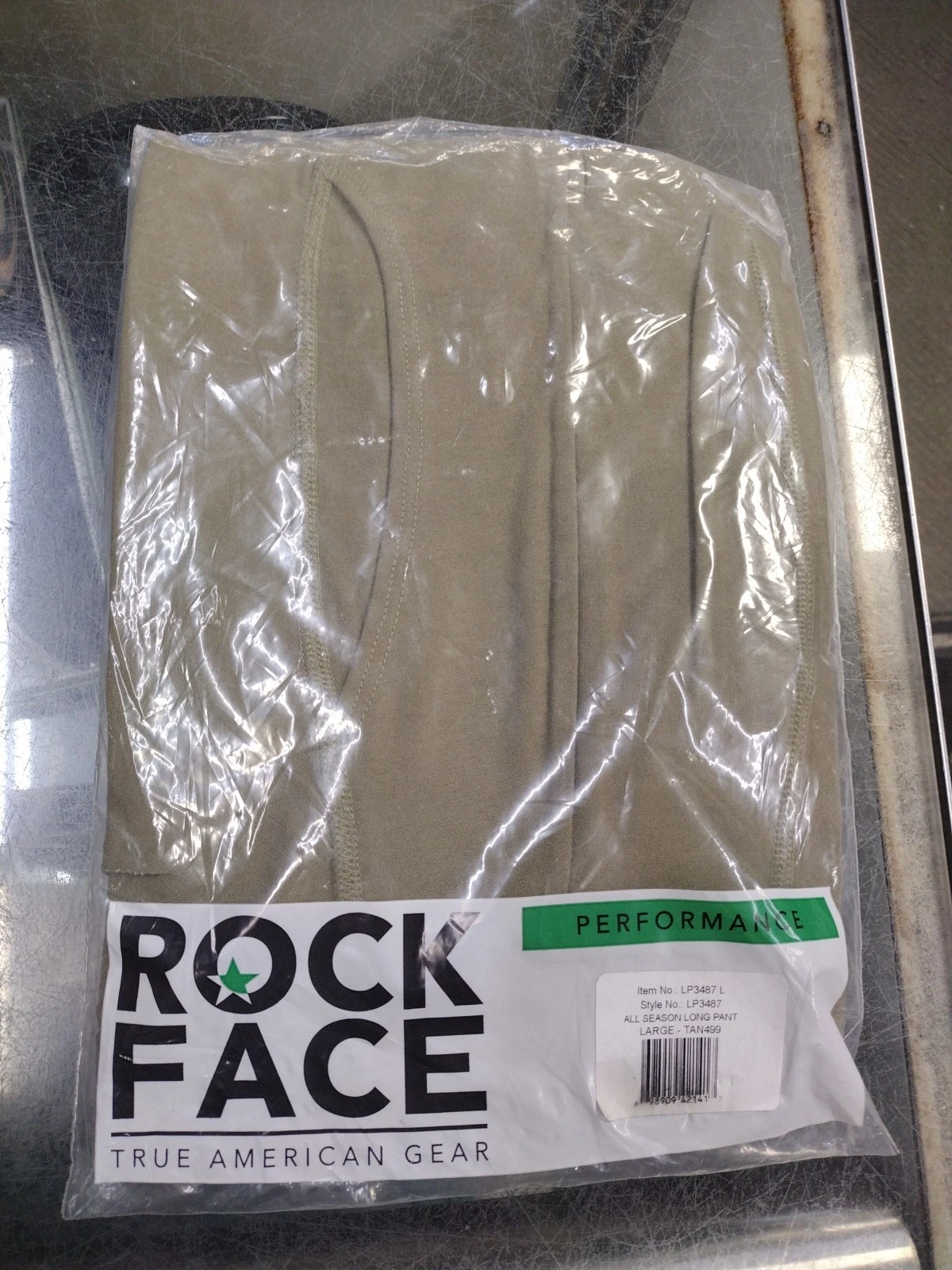 ROCKFACE Military Performance Tactical Base Layer All Season Long Pant LARGE