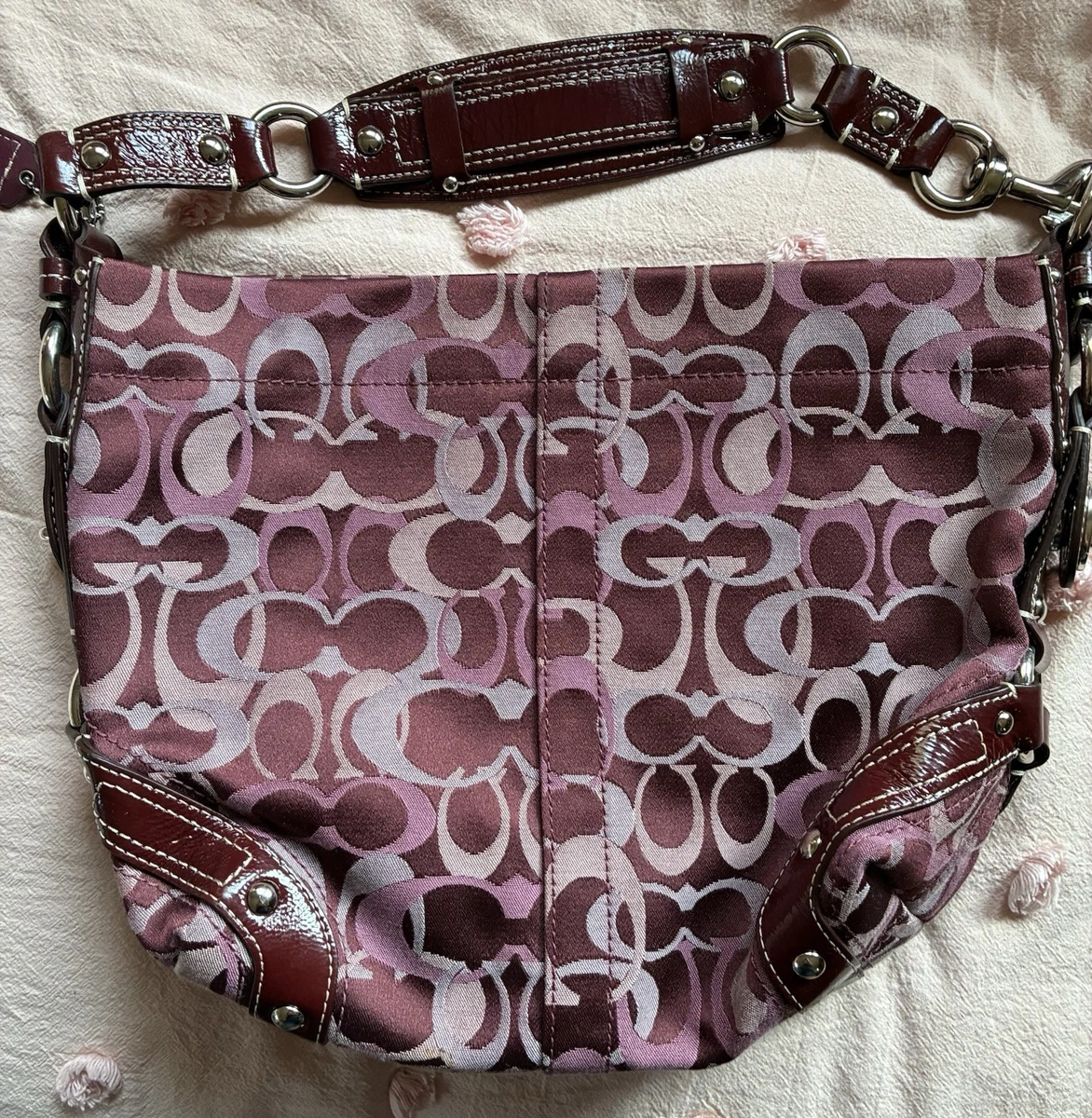 Coach Carly Canvas Exterior Shoulder Bag Bags & Handbags for Women