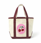 Accessorize x Good Manners Beaded Cherry Canvas Bag