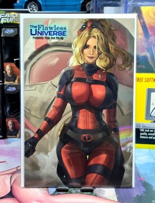 Flawless Universe: Year One Pin-Up, Lady Deadpool (Nice) Trade - LEP