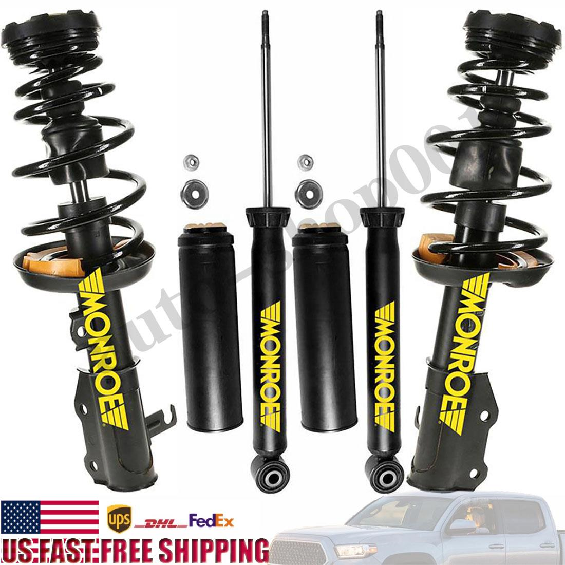 Monroe OEM Front Struts & Rear Shocks For 2014-2016 Chevy Malibu/Malibu Limited