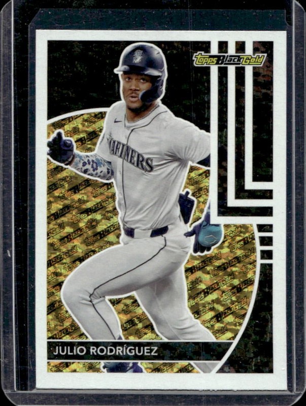 2024 Topps Update Julio Rodriguez Black Gold #BG-8 Mariners