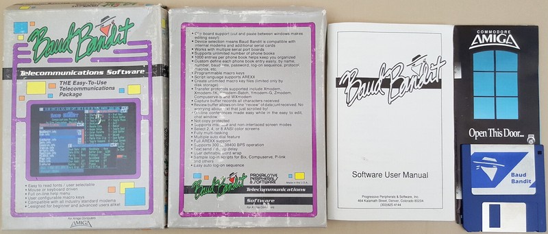 Baud Bandit v1.50 ©1990 PP&S Telecommunications for Commodore Amiga #2