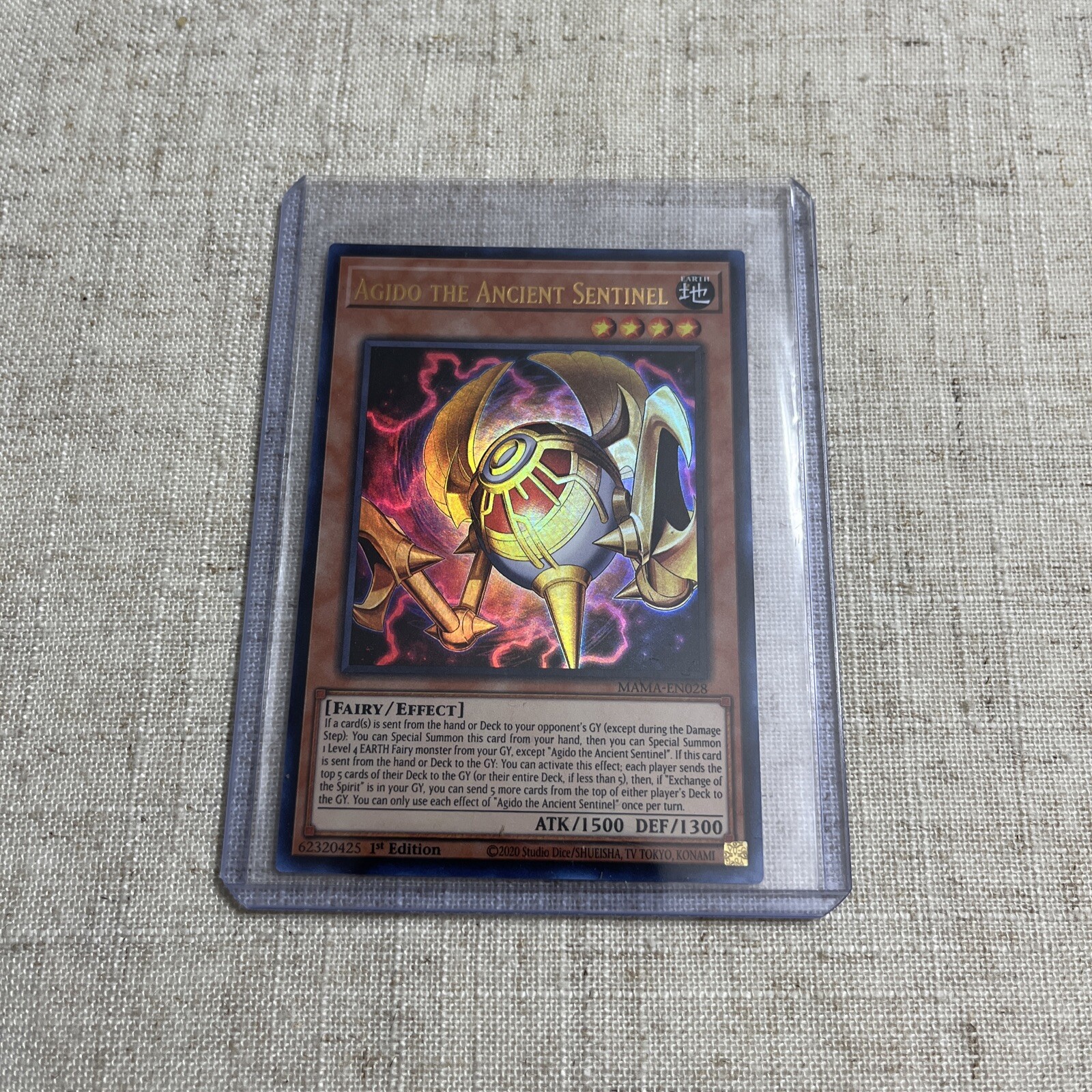 Yugioh Agido the Ancient Sentinel MAMA-EN028 Ultra Rare 1st Edition | eBay