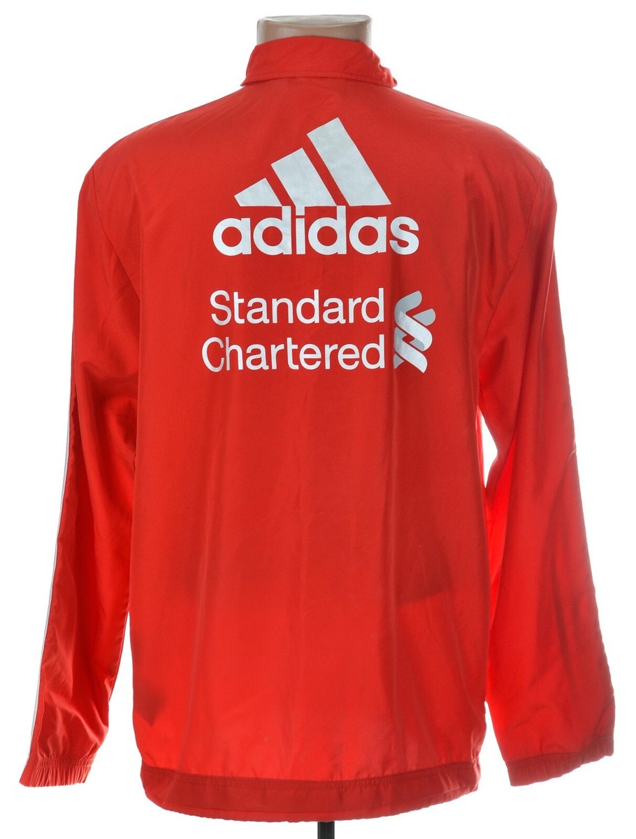 LIVERPOOL 2011/2012 FOOTBALL 1/4 ZIP TRAINING JACKET ADIDAS