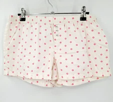 GAP Body Women’s Small White/ Pink Polka Dot Sleepwear Shorts Boxers
