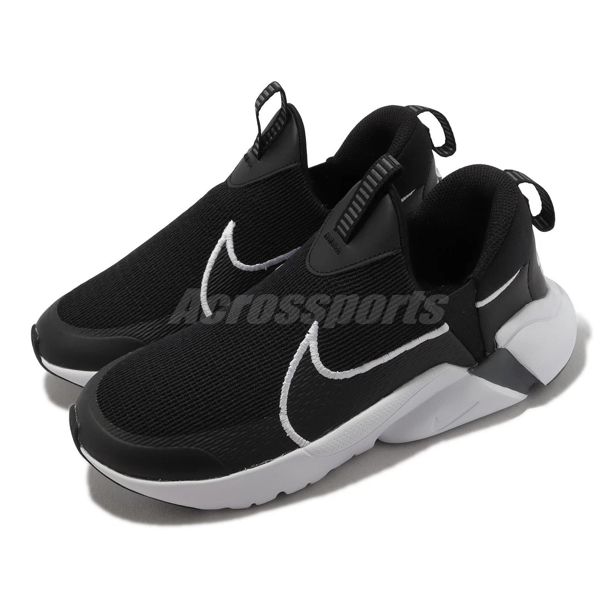 Nike Flex Plus 2 Black White Junior Kids Women Road Running Shoes DV8999-003 | eBay