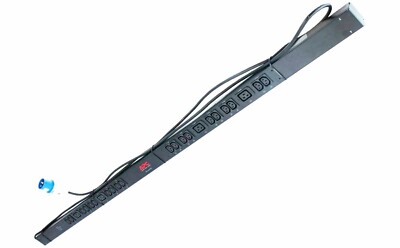 APC Rack Mount PDU, Basic 208V/20A, 24 Outlets, 0U Vertical Rackmount - AP7540