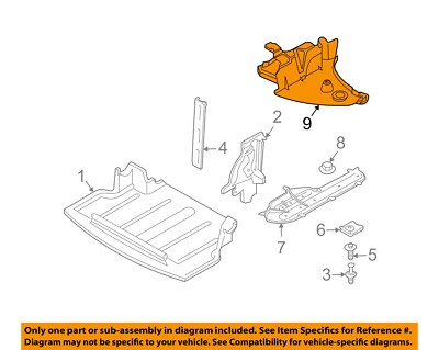 BMW E85 E86 Z4 Left Front Undercar Shield Genuine for sale online