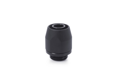 Alphacool HF Anschraubtülle TPV Metall - 12,7/7,6mm Gerade - Black