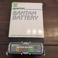 VINTAGE QUANTUM BANTAM COMPACT POWER SUPER FLASH BATTERY For Nikon Tested W/cord