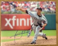 Matt Lindstrom Hand Signed 8x10 Photo Chicago White Sox 