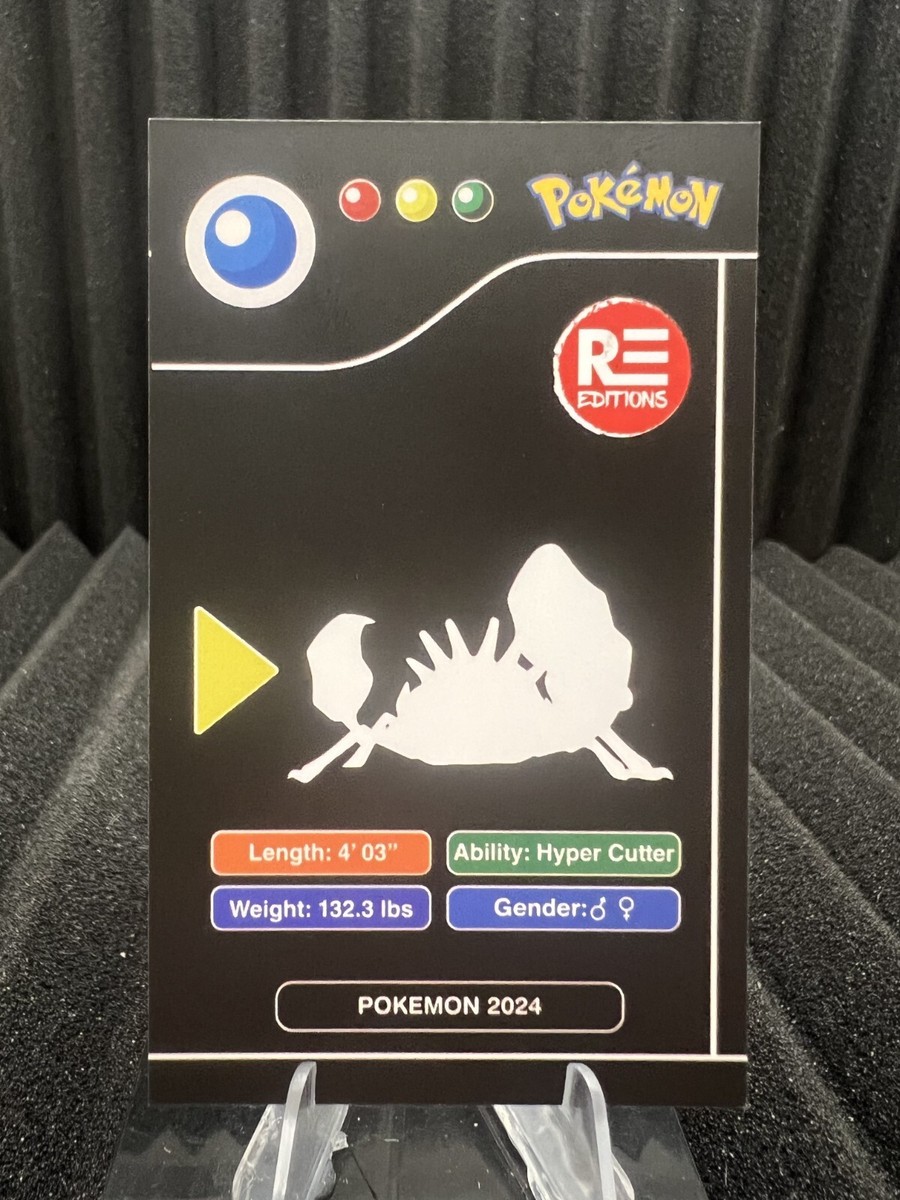 Kingler #99 - Pokedex Black Kanto 2024 - Pokemon Card NM | eBay