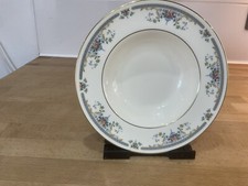 royal doulton juliet romance collection  rimmed soup /dessert bowl 8” h5077 ex