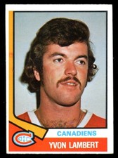 1974-75 O PEE CHEE OPC #342 Yvon Lambert RC NM MONTREAL CANADIENS Rookie Card