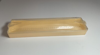 Vintage Vanity ART DECO Oblong Accessory Trinket Box Plastic - LR2