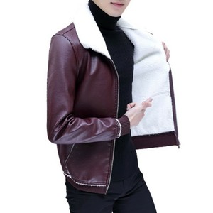 faux fur lined bomber jacket