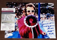Jimmy Hart Autographed 8x10 Photo Mouth Of The South WWE WWF Wrestling HOF JSA N
