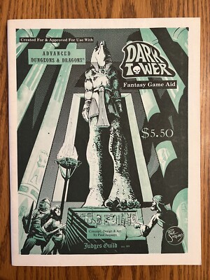 DARK TOWER 1980 Judges Guild #88 Fantasy Game Aid RARE 1st print and MINT! D&D