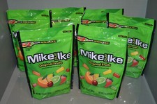 6 Mike Ike Assorted Original Fruit Chew Candies, 10.0 oz Each Bag, BB 01/26