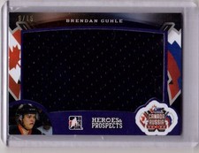BRENDAN GUHLE 15/16 Leaf Prospects PURPLE Jersey # 9/15 Rookie #CR-02 SP Sabres