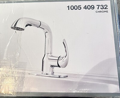 Glacier Bay Dunning Pull-Out Laundry Faucet w/ Dual Spray Chrome 1005409732