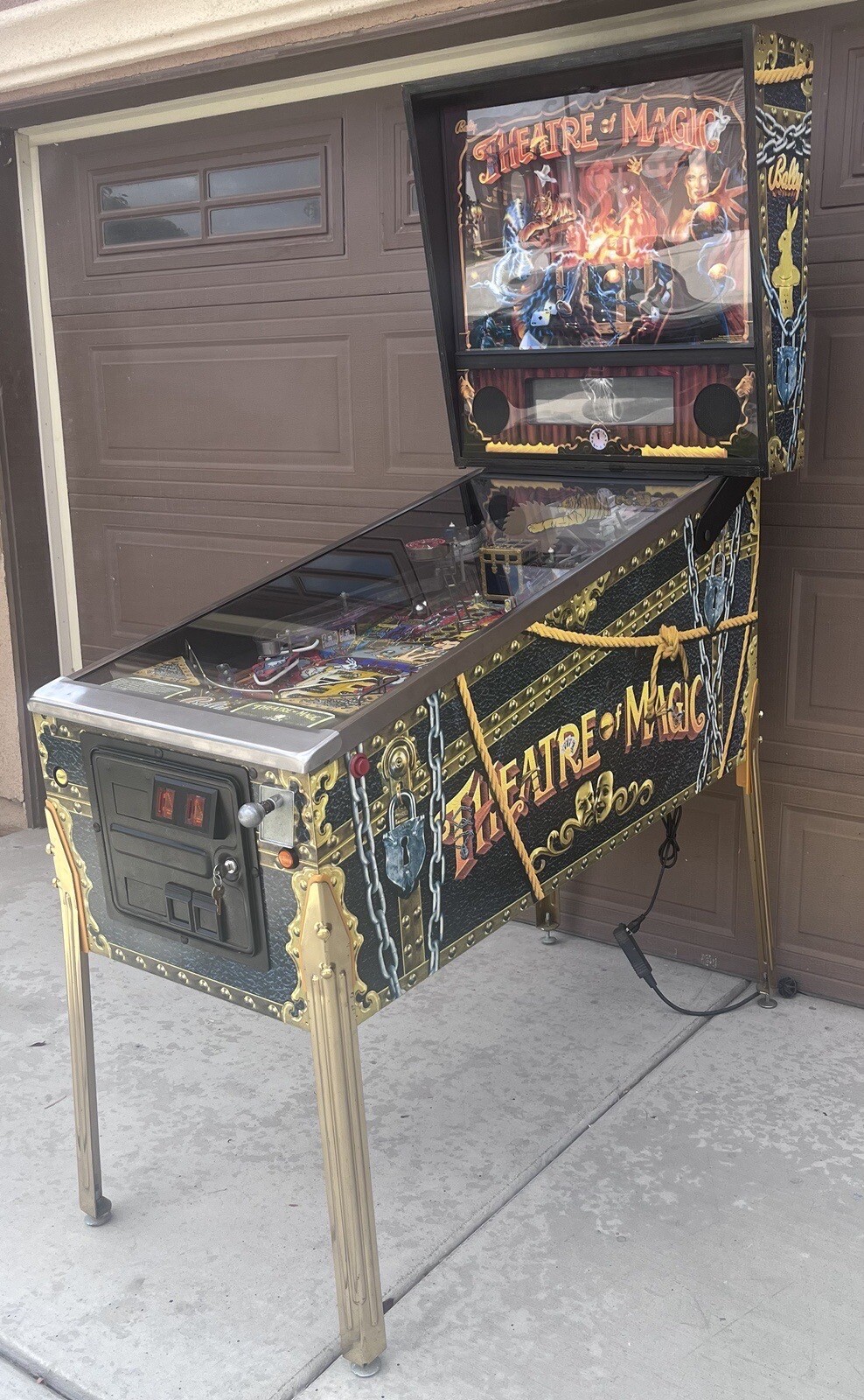 Theatre Of Magic Pinball Machine Bally Theater Super Clean Arcade With LEDs eBay
