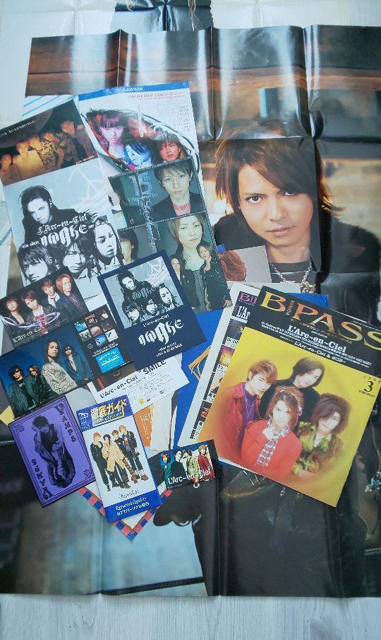 L'Arc~en~Ciel ハイド　hyde パブミラー A4サイズ L'Arc-en-Ciel HYDE Autograph and A2 B1 Size Poster 2set B-PASS