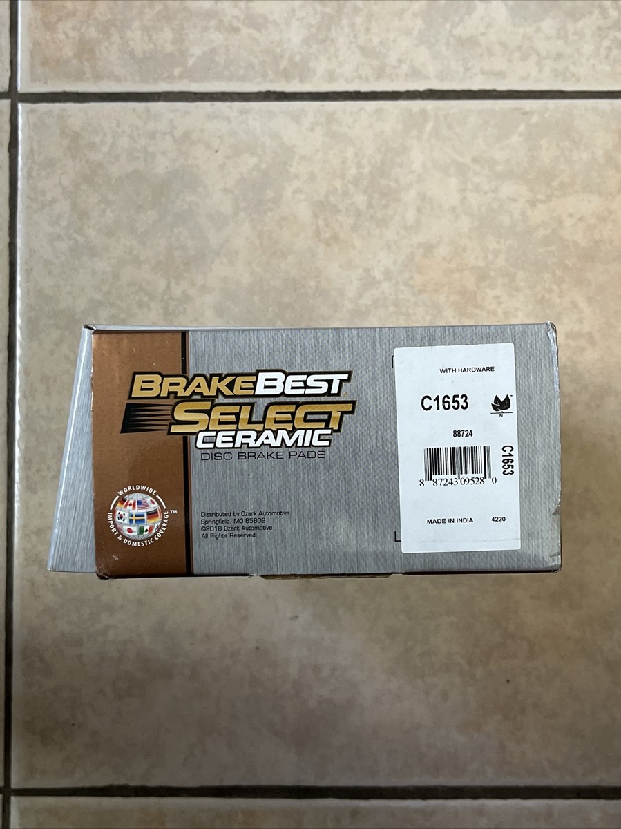 BrakeBest Select Ceramic Front Disc Brake Pads C1653 (NEW) | eBay