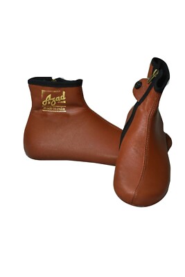 Winter Leather Tan Socks Azad Premium Zipper High Ankled Khuffs/Footwear.