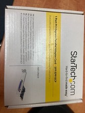 NEW Startech.com 1 Port PCI Express Parallel Adapter Card PEX1P