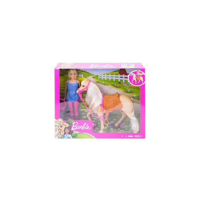 barbie con cavallo
