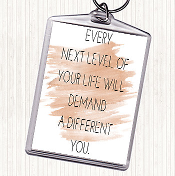 Aquarell Demand A Different You Zitat Taschenanhänger Schlüsselanhänger Schlüsselring