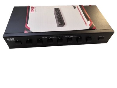 Pyle PSS8 8 Channel Zone High Power Stereo Speaker Selector - Tested