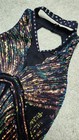 Dance Costume Weissman 'LITTLE SWING' Black Jazz Tap Theater Sequin Fringe LC — photo 2
