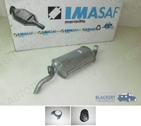 Imasaf ESD Auspuff Endtopf für Ford Fiesta III (Gfj) 1.3 44KW Aut. -12/92