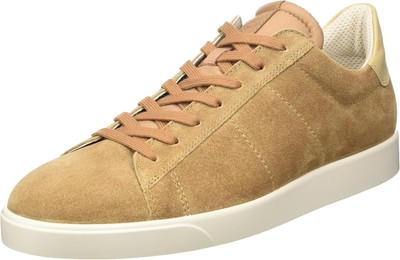 ECCO Women's Street Lite Retro Sneaker 10-10.5, Cashmere Suede/Powder