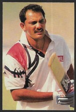 India vintage cricket postcards - Mohammad Azharuddin