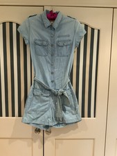 Tuta da gioco donna vintage Levi denim leggero taglia XS