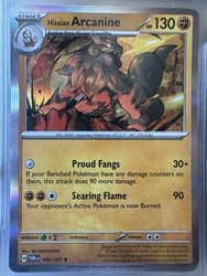 Hisuian Arcanine 100/167 Twilight Masquerade Cosmos Holo Blister Exclusive