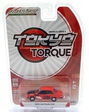 Greenlight 1/64 Scale 47040A - 1970 Datsun 510 #281 - Red