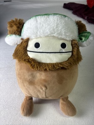 Squishmallows 10  BENNY BigFoot Trapper Hat Winter Christmas 2023 Big Foot