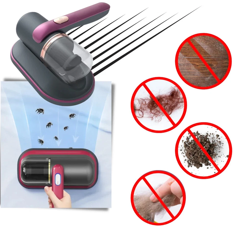 NEW Powerful Sofa Chair, Mattress Pillow, Upholstery Vacuum Cleaner Dust Mites! - Image 3 of 4