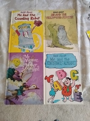 Set Of 4 Read About Me Books. Given To Jay Bliss.