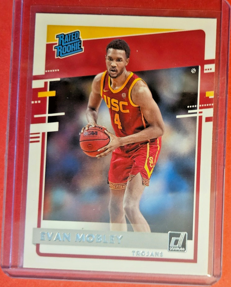2021 Panini Chronicles Donruss Draft Picks Evan Mobley #27 Rated Rookie RC USC